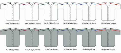 A4 Full Button Polyester Warp Knit Softball Jersey (SBN4214)